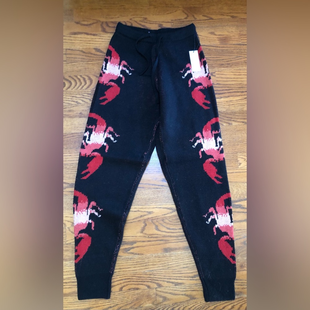 NWT  SPIRIT JERSEY SCORPION Sweatpants Knit Joggers  Size S & M $148